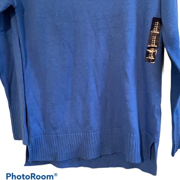 NWT GAP Crew Neck Tippi Pullover Sweater in Blue - Picture 5 of 12